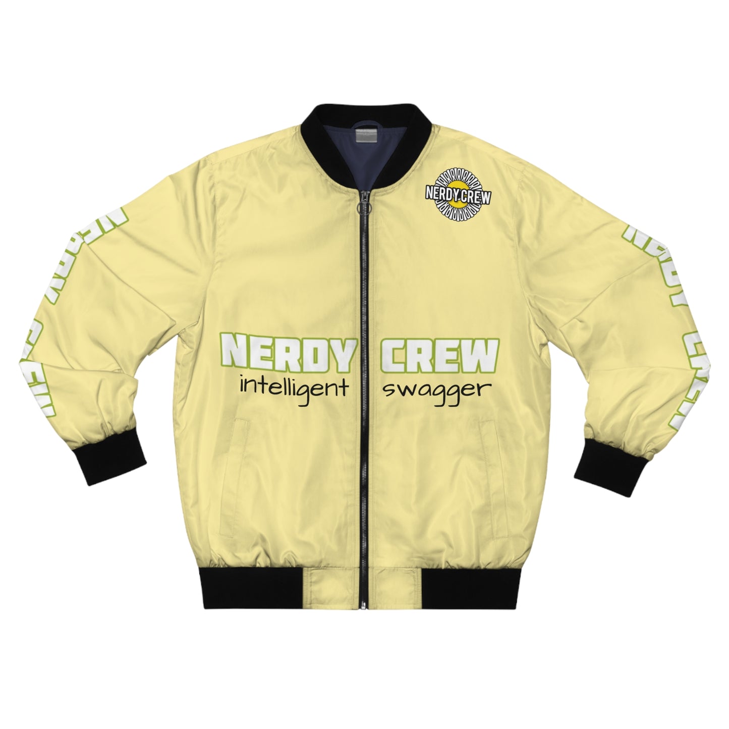 (“Nerdy Supreme”) 6 Men's Bomber Jacket (AOP)