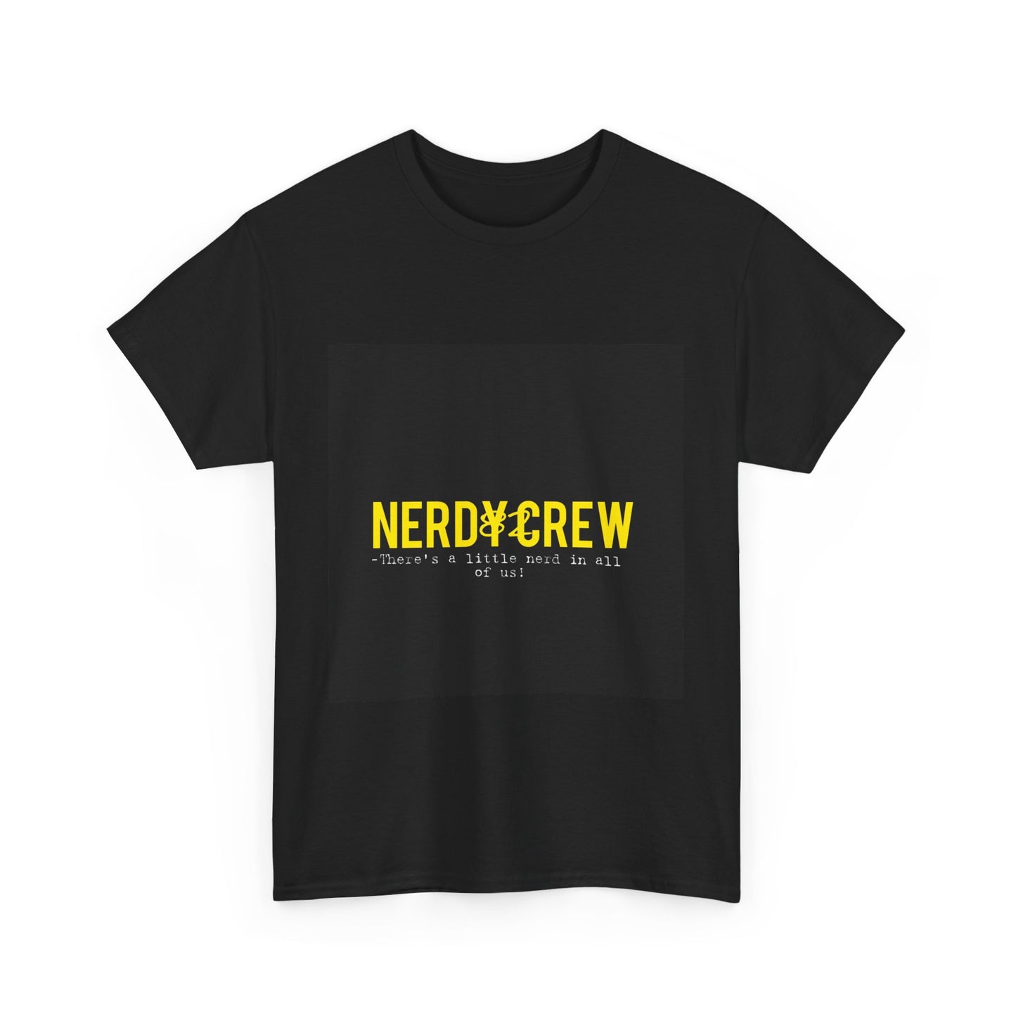 1$1a Nerdy Crew 82 Official (Major-T)Unisex Heavy Cotton Tee