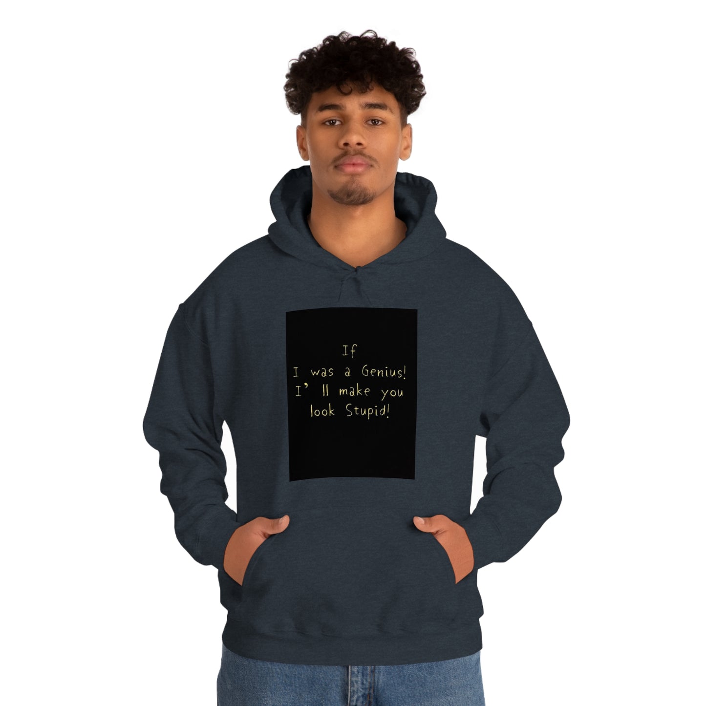Genius Fool! Hoodies  Blend™ Hooded Sweatshirt