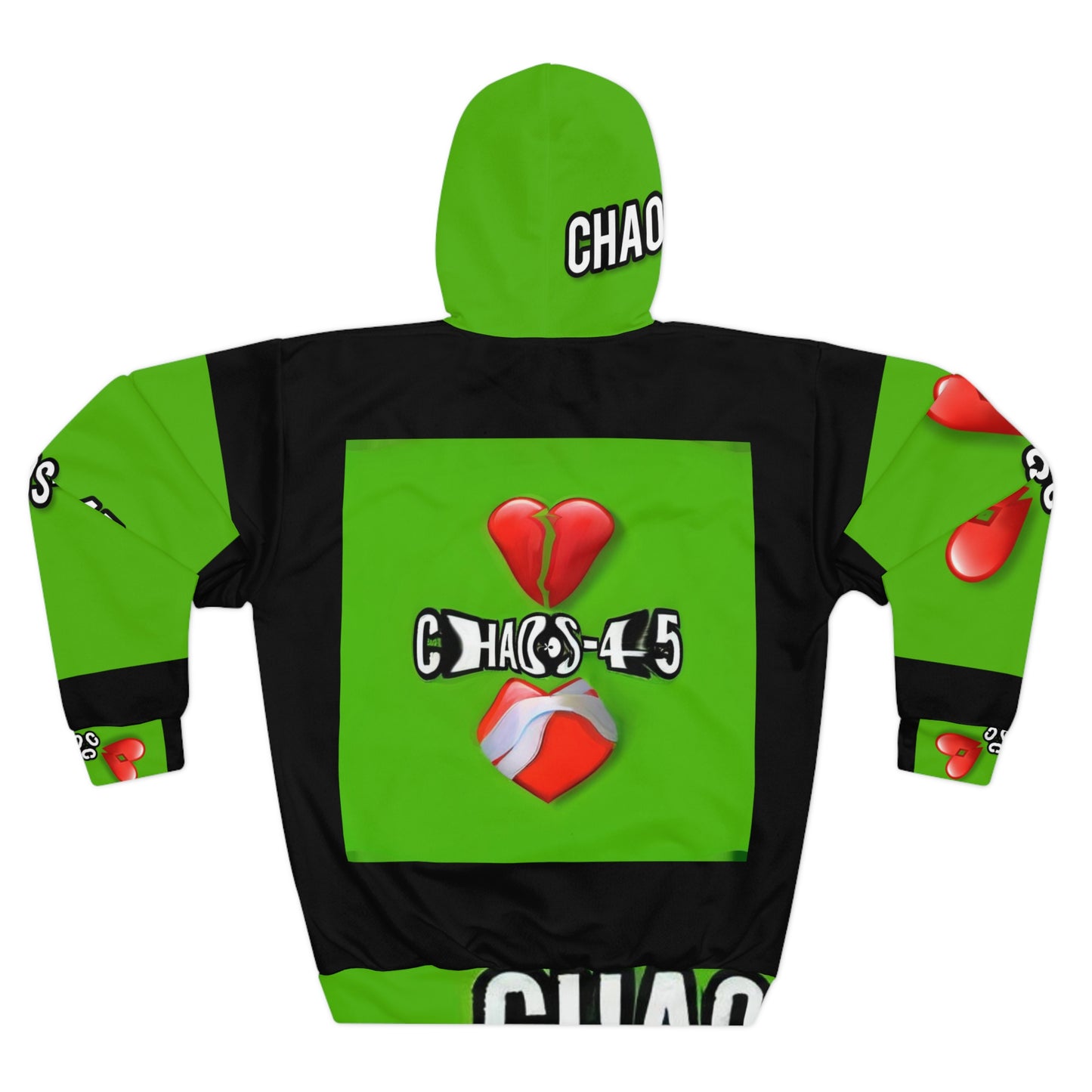 1A-Chaos Love ❤️ Unisex Pullover Hoodie (AOP)