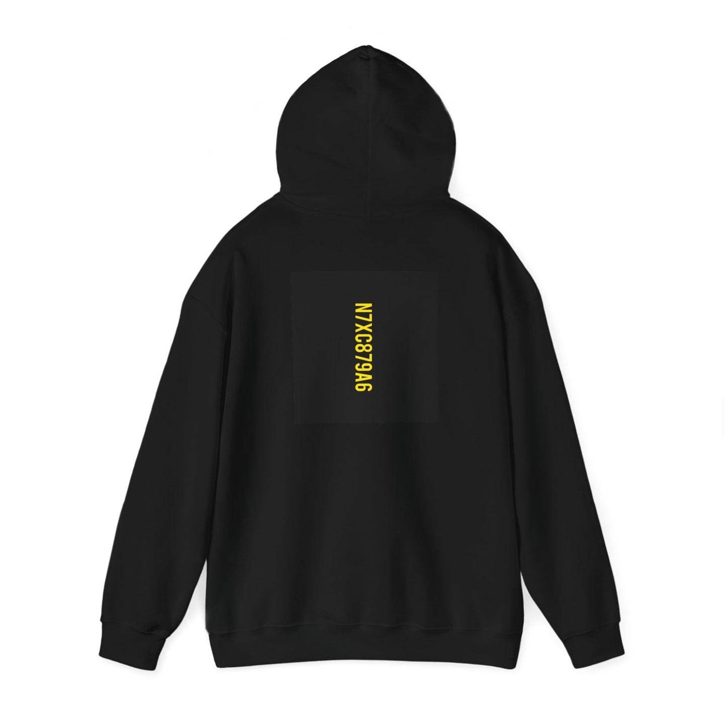 1.34 Official Black & Yellow text Unisex Heavy Blend™ Hooded Sweatshirt