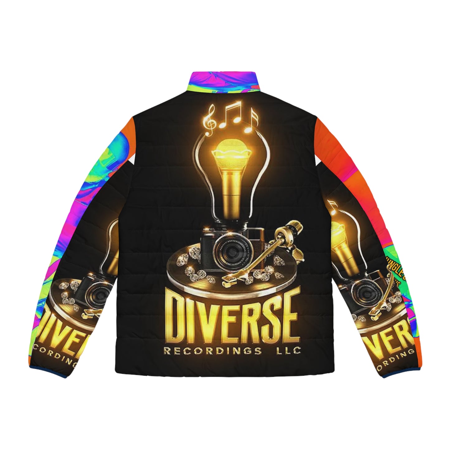 1b Diversify Insane Men's Puffer Jacket (AOP)