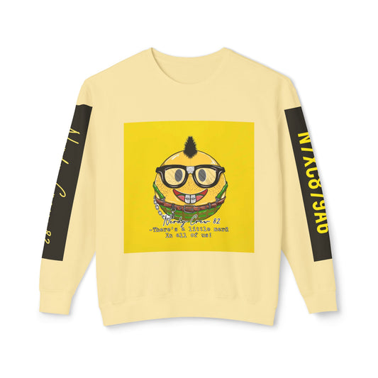 Nerdy Crew Supreme Unisex Lightweight Crewneck Sweatshirt