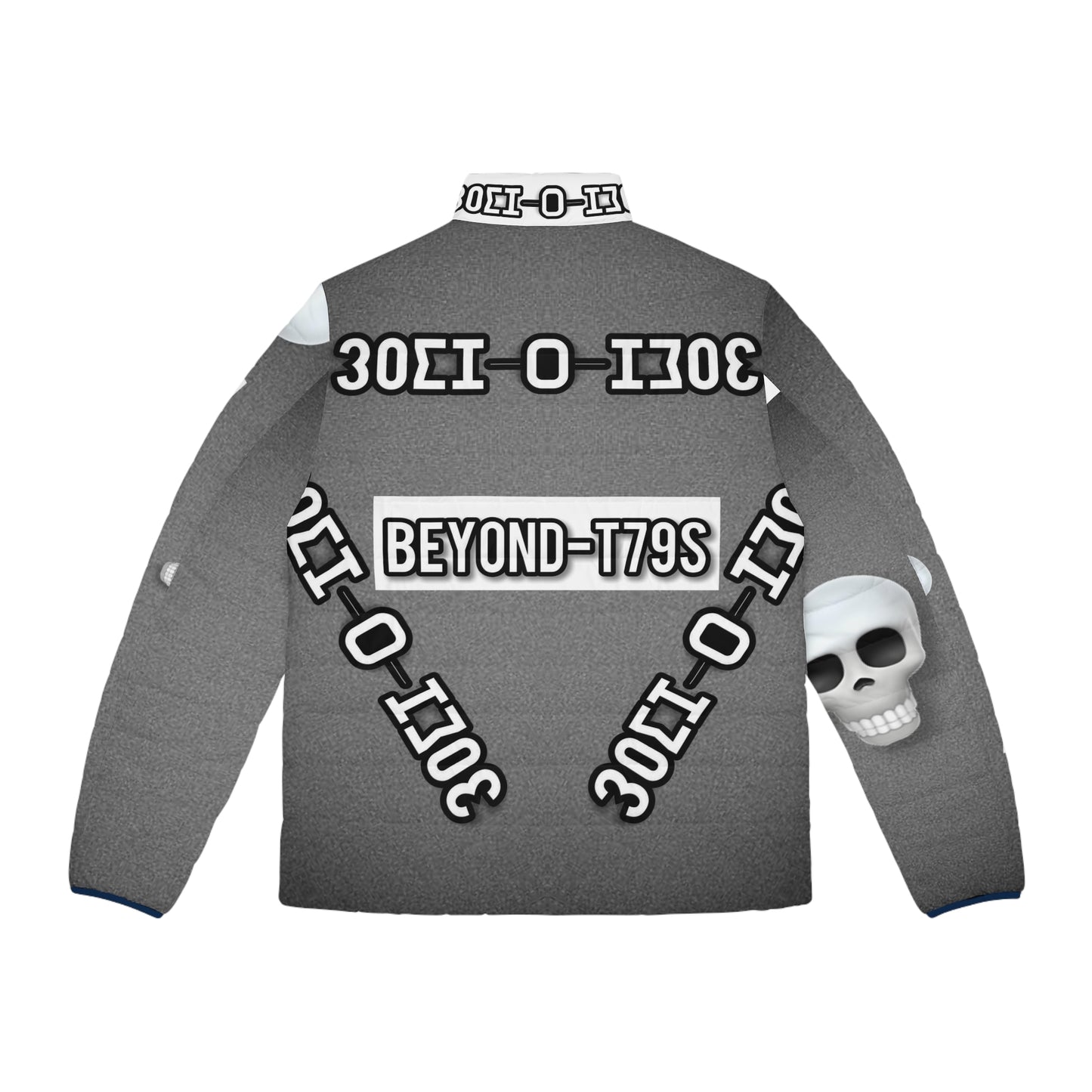 1b M-Beyond 375 Men's Puffer Jacket (AOP)