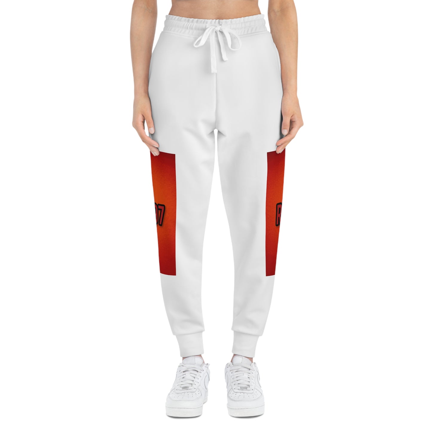 Red Envision 97s Athletic Joggers (AOP)