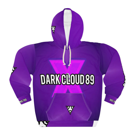 Dark cloud 89 Unisex Pullover Hoodie (AOP)