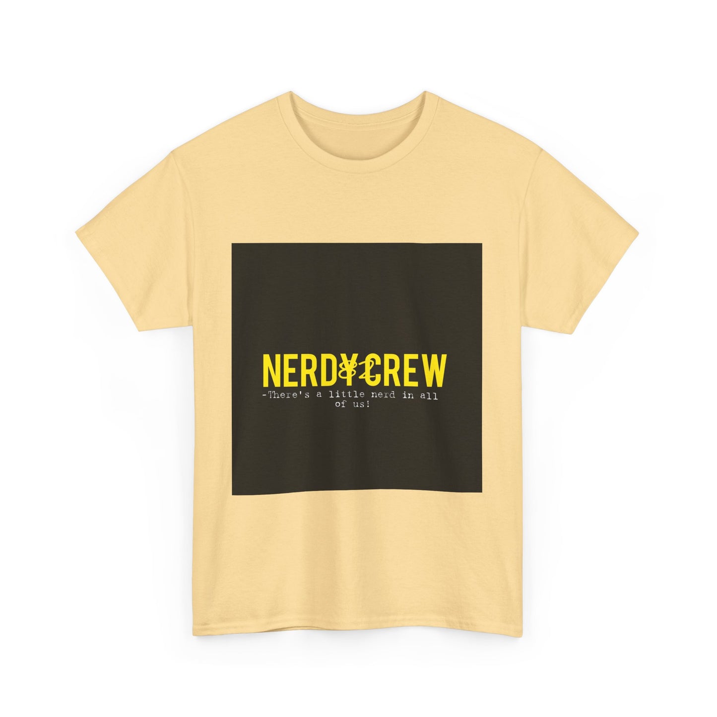 1$1a Nerdy Crew 82 Official (Major-T)Unisex Heavy Cotton Tee