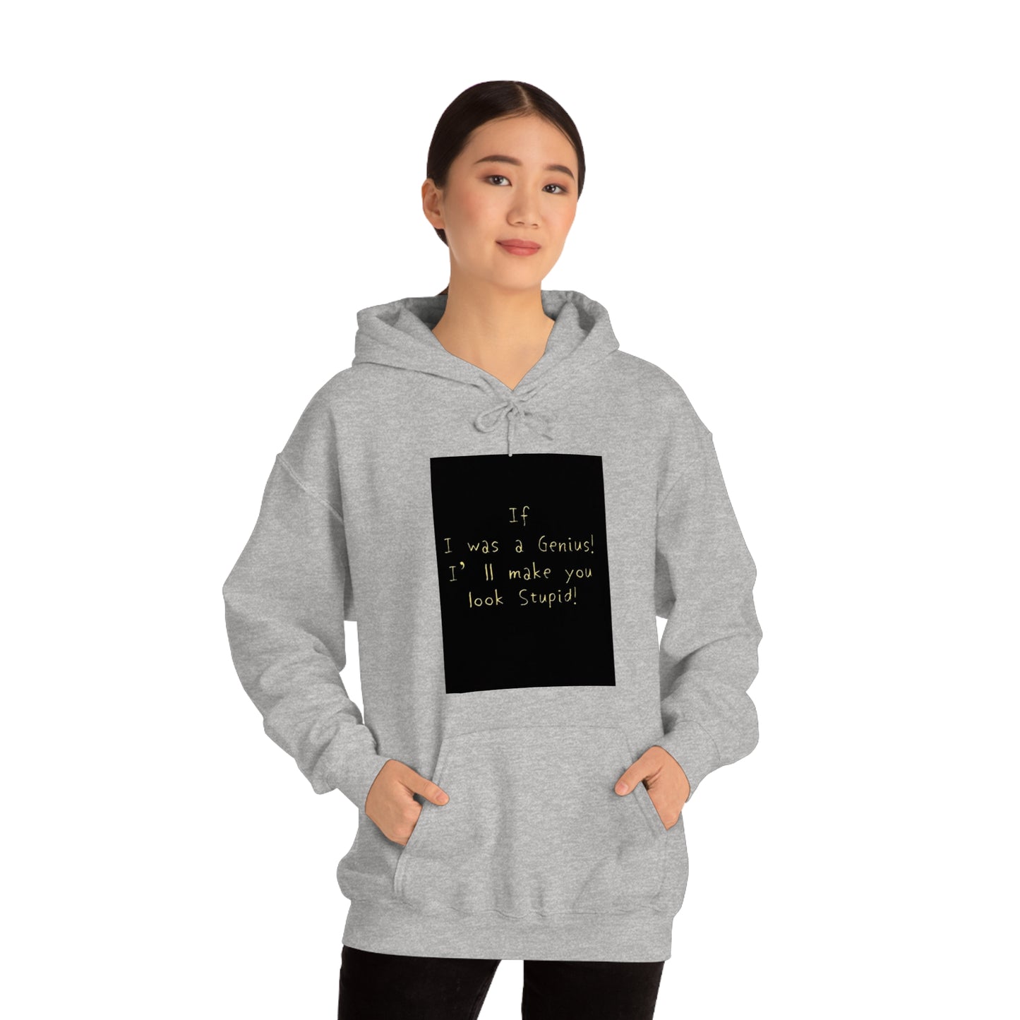 Genius Fool! Hoodies  Blend™ Hooded Sweatshirt
