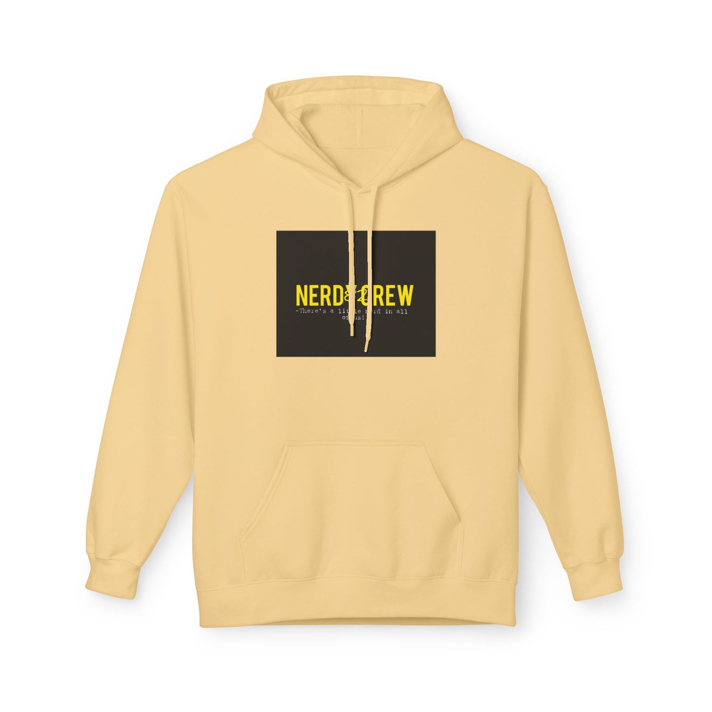 1$a2 Nerdy Crew 82s Yellow Haze Fleece Hoodie