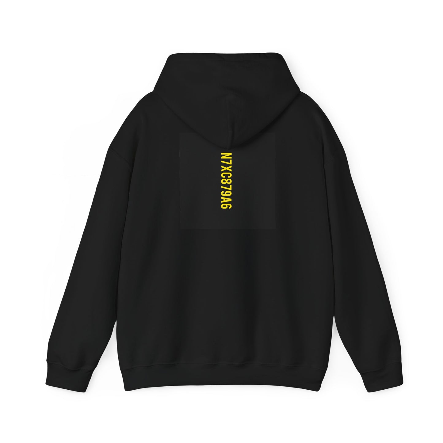 1.34 Official Black & Yellow text Unisex Heavy Blend™ Hooded Sweatshirt