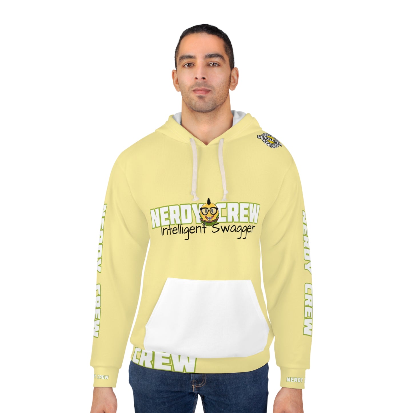 (“Nerdy Supreme”) 4 Unisex Pullover Hoodie (AOP)