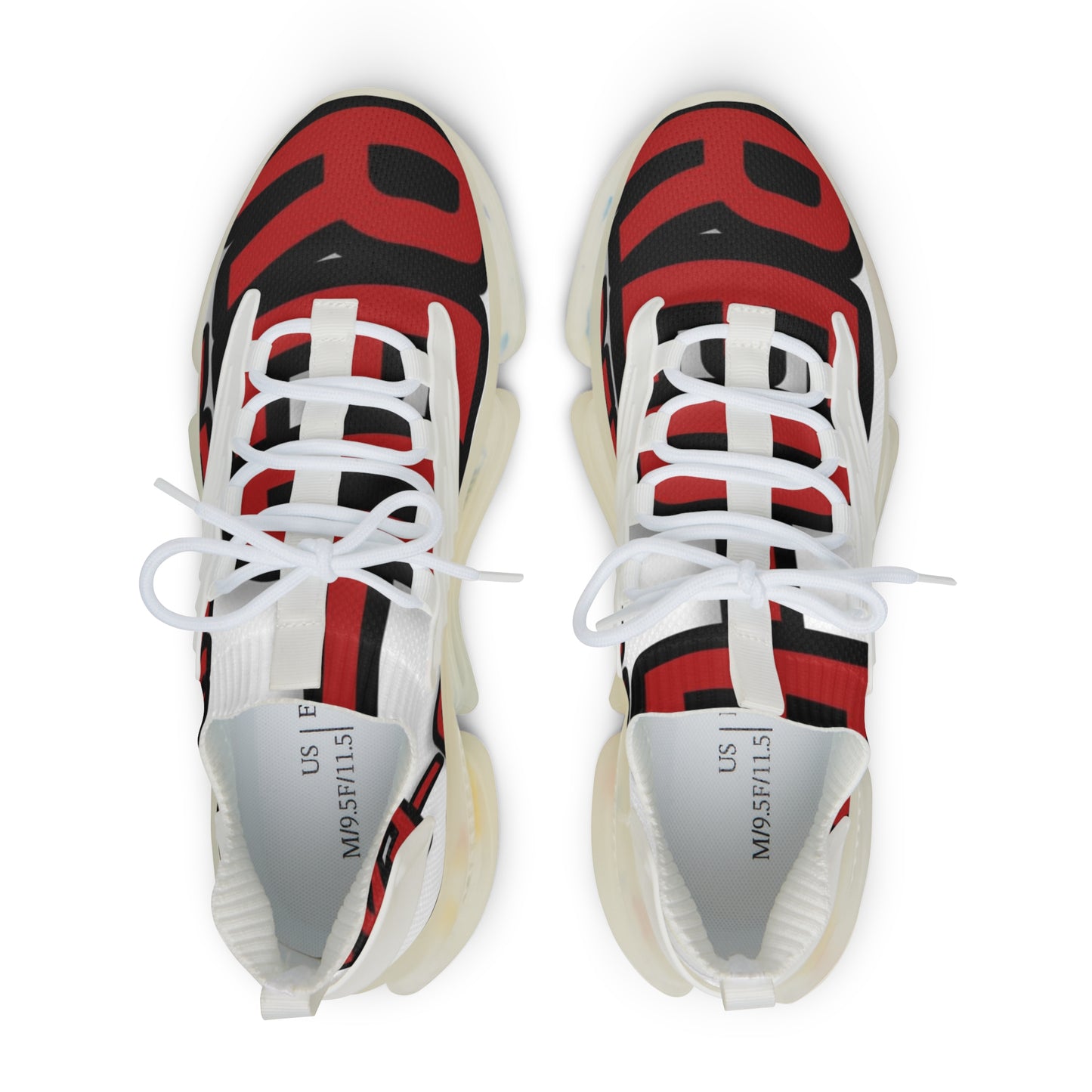 Red-EN97s Men's Mesh Sneakers