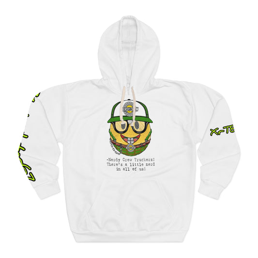 Big trucker Nerdy Unisex Pullover Hoodie (AOP)