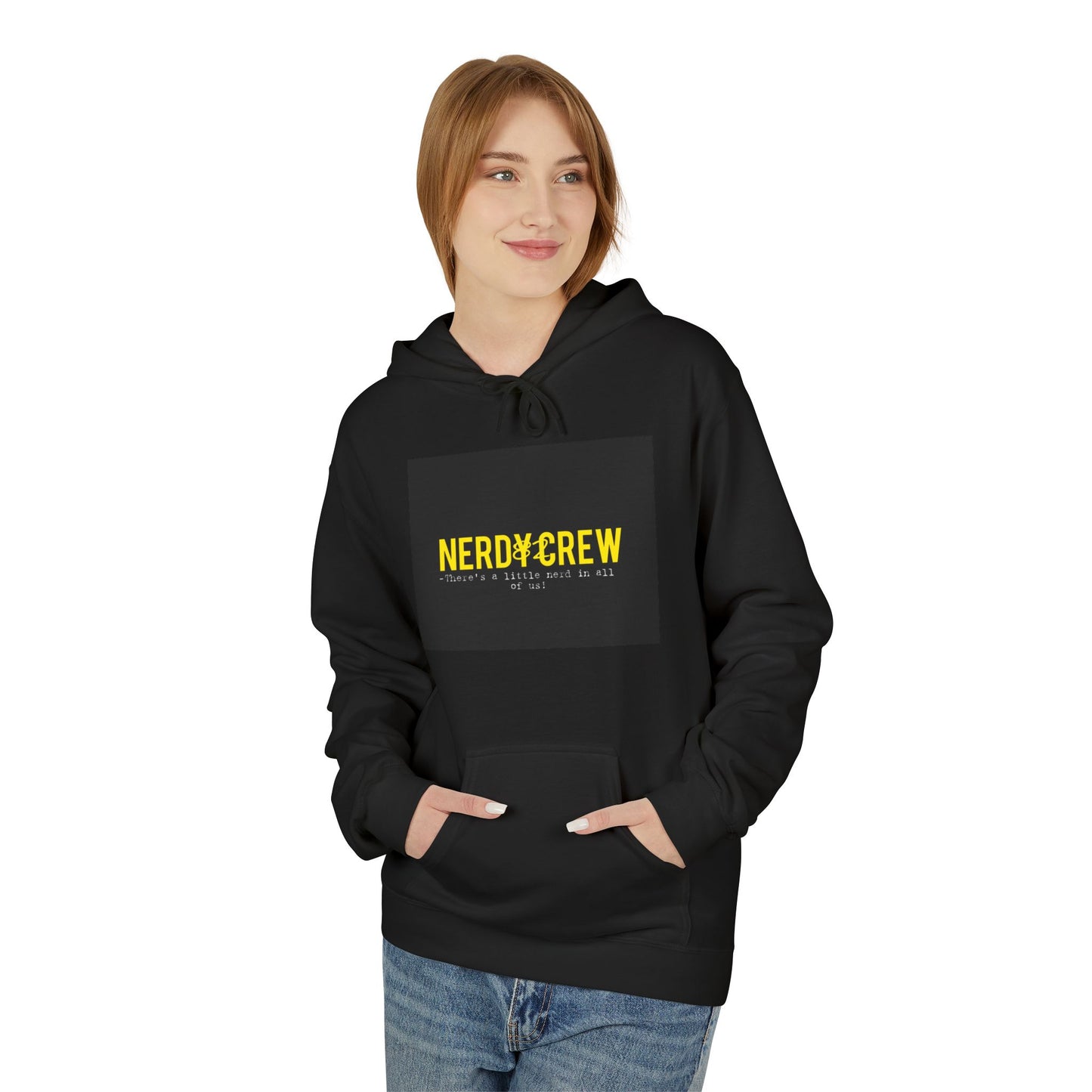 1$a2 Nerdy Crew 82s Yellow Haze Fleece Hoodie