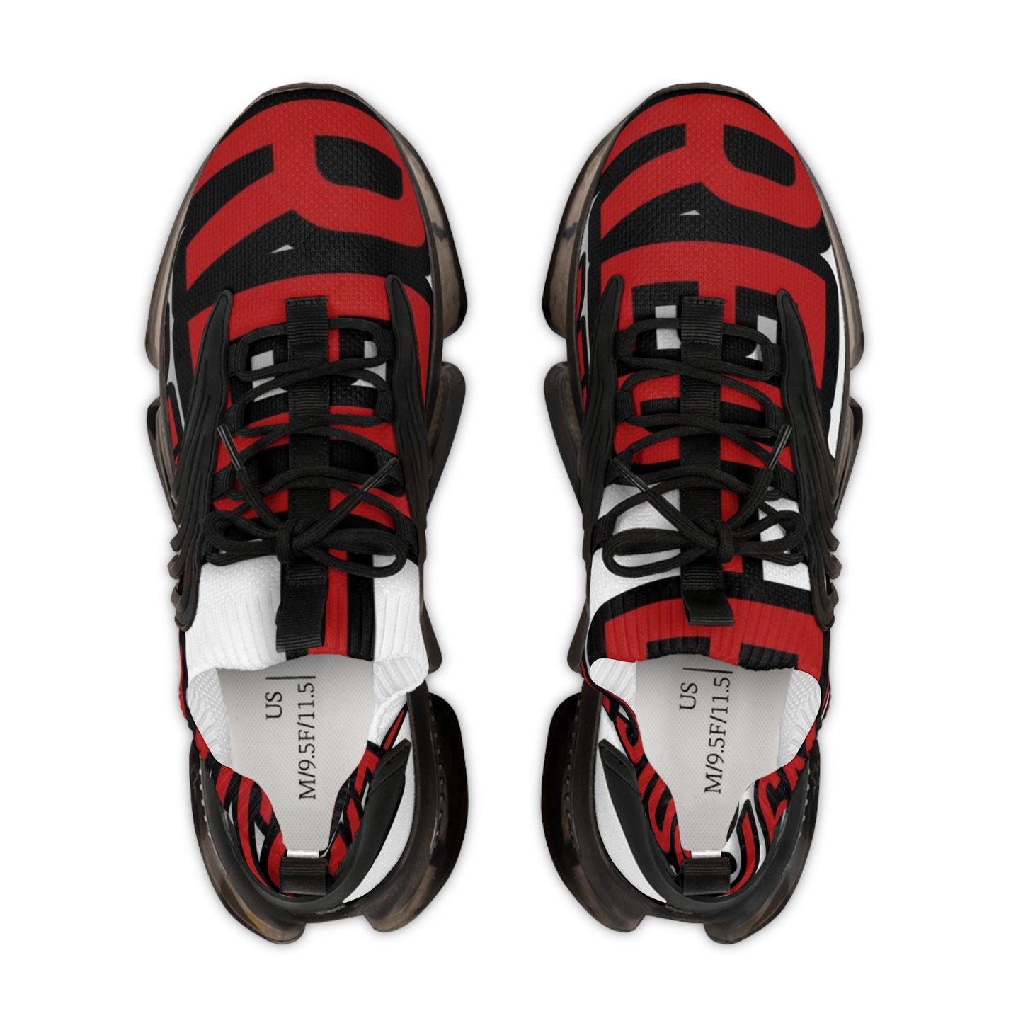 Red-EN97s Men's Mesh Sneakers