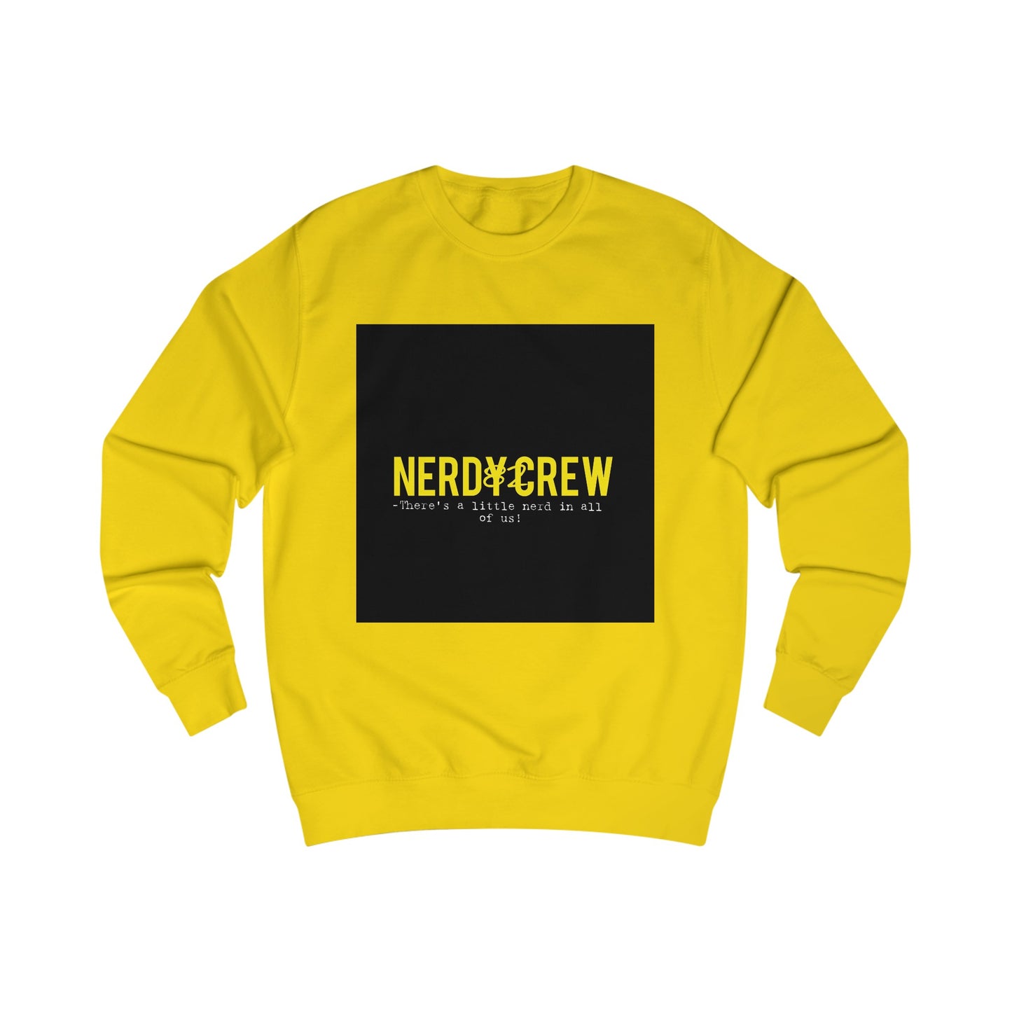 1A7.1 Black & Yellow Little Nerd Unisex Sweatshirt